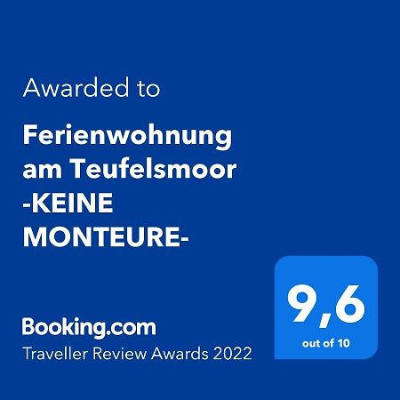 Ferienwohnung Am Teufelsmoor -Keine Monteure- Klein Wehnendorf エクステリア 写真